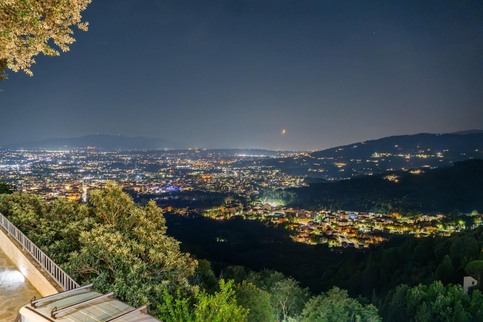 Montecatini Alto-ból a panoráma